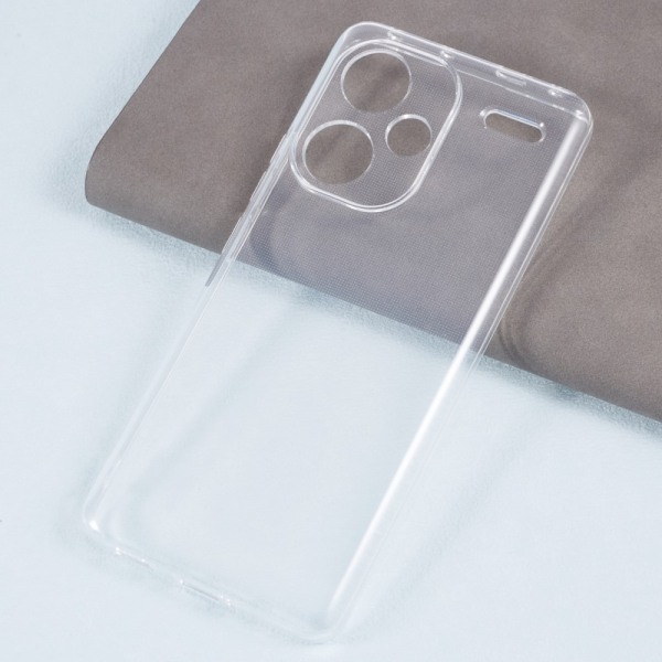 Xiaomi Redmi Note 13 Pro+ -kotelolle TPU:n takakansi Transparent