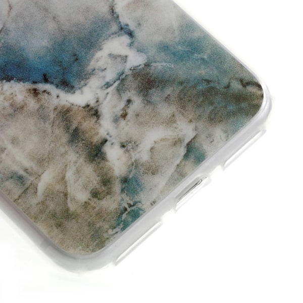 iPhone 7/8/SE (2020) TPU Cover Marmor - Blå