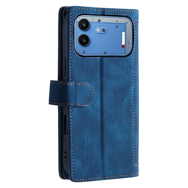 Mobildeksel med kortlommer og håndleddsstropp til Nothing Phone (4b) Blue