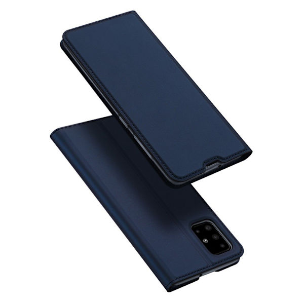 Samsung Galaxy A71 DUX DUCIS Skin Pro Series Stativ Flip-Taske - Blå Blue