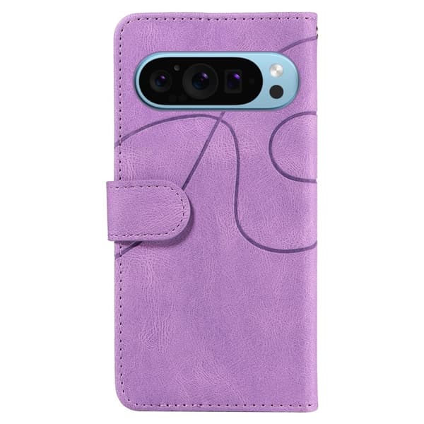 Til Google Pixel 9 / 9 Pro KT - serie - 1 dobbeltfarve etui Purple