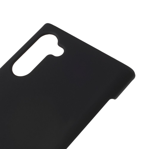 Rubberized PC Hard Casing for Samsung Galaxy Note 10 - Black Black