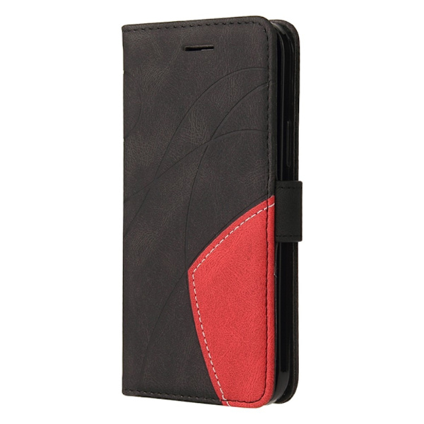 Til Xiaomi 14 KT-serie-1 dobbeltfarve tegnebog Black