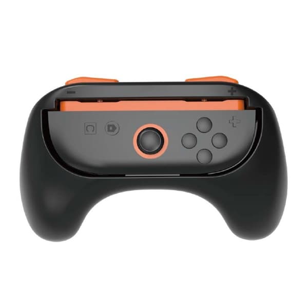 Kompatibel med Nintendo Switch 2 2 st handgrepp vänster höger Joy-Con kontroll Svart