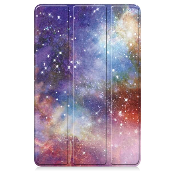 Til Lenovo Tab M11 Trifoldet Stativdæksel - Galaxy Multicolor