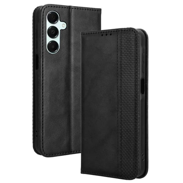 Wallet Stand Flip - telefonetui til Samsung Galaxy A16 5G / A16 4G - Sort Black