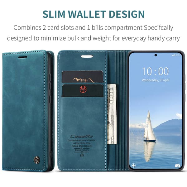 CASEME Til Xiaomi 17T Lommebokdeksel Blue