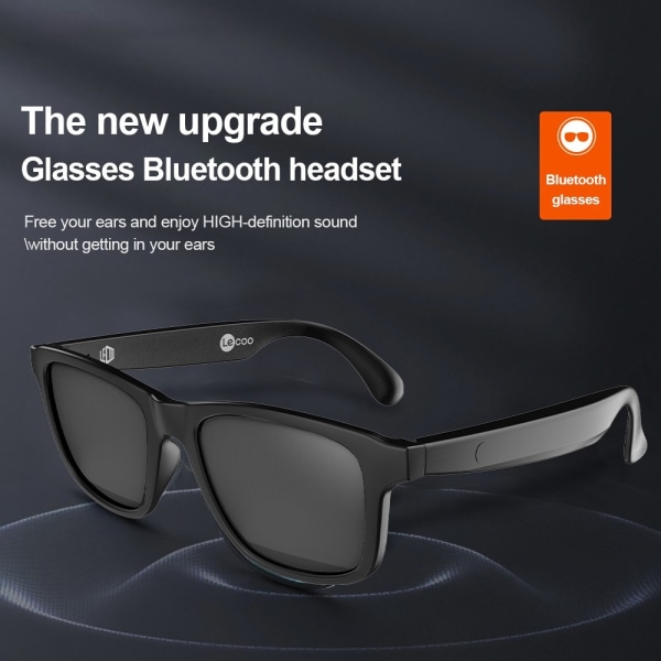 LENOVO C8-Lite Bluetooth Solbriller Headset Trådløse hovedtelefo Black