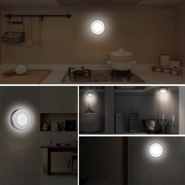 Ultralys LED magnetisk bevægelsessensor lys Silver