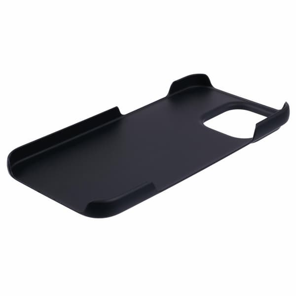 Etui Cover til iPhone 16 Pro Max Stødsikkert hårdt gummibelagt telefoncover Black