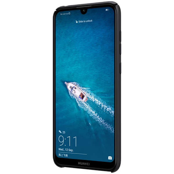 NILLKIN Super Frosted Hard Plastic Case for Huawei Y7 2019 Black