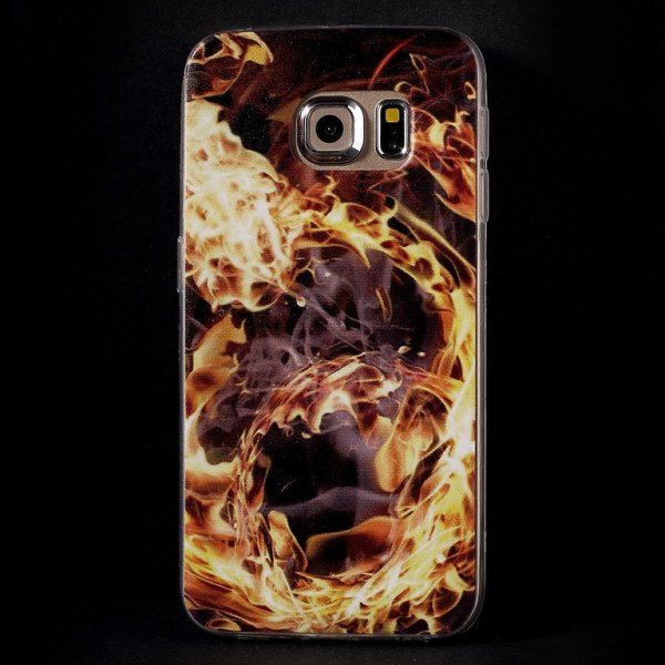 Samsung Galaxy S6 EDGE TPU-kotelo Flame Purple