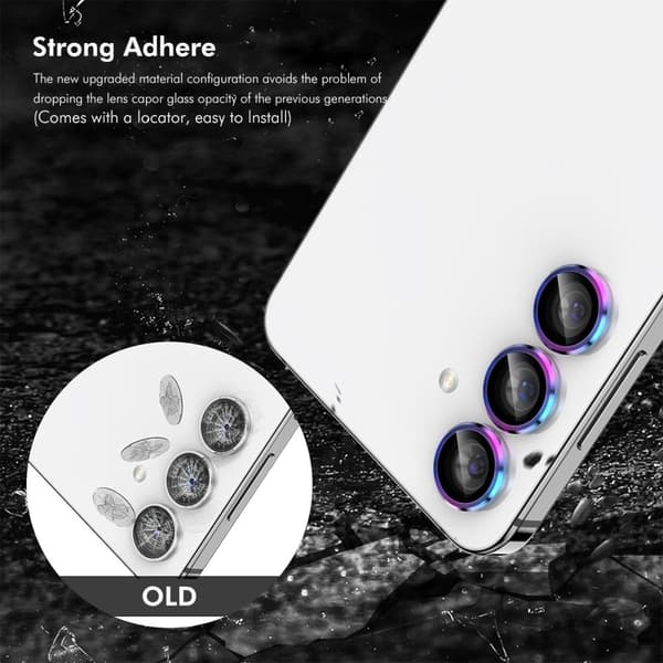 ENKAY Samsung Galaxy A16 Kameran Linssisuojaa Lasi Silver