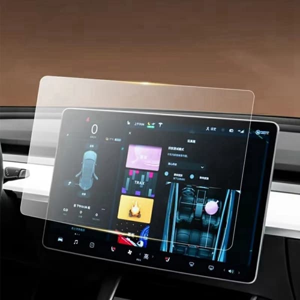 Skjermbeskytter i herdet glass til Tesla Model 3 / Y (2023-2025) Transparent