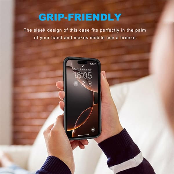 For iPhone 17 Pro 6000mAh oppladbart batterideksel Ladetui Powerbank Transparent
