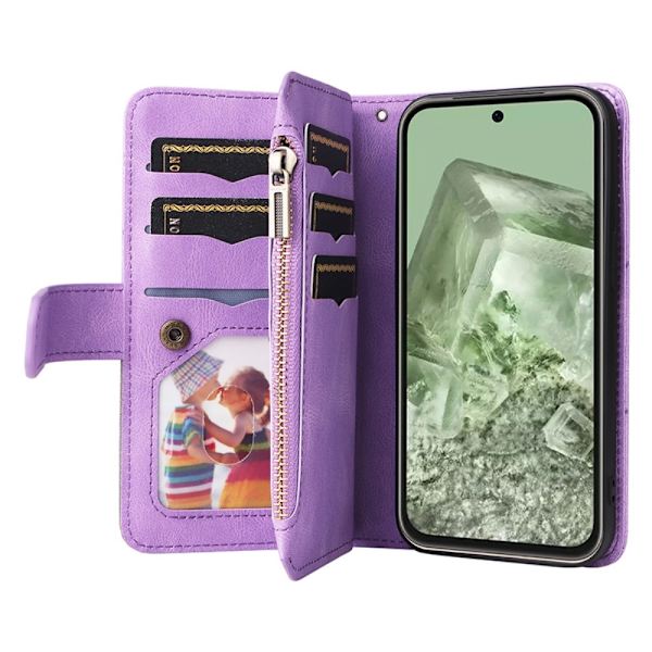 KT Multifunksjons Serie-5 For Pixel 8a Telefonveske Purple