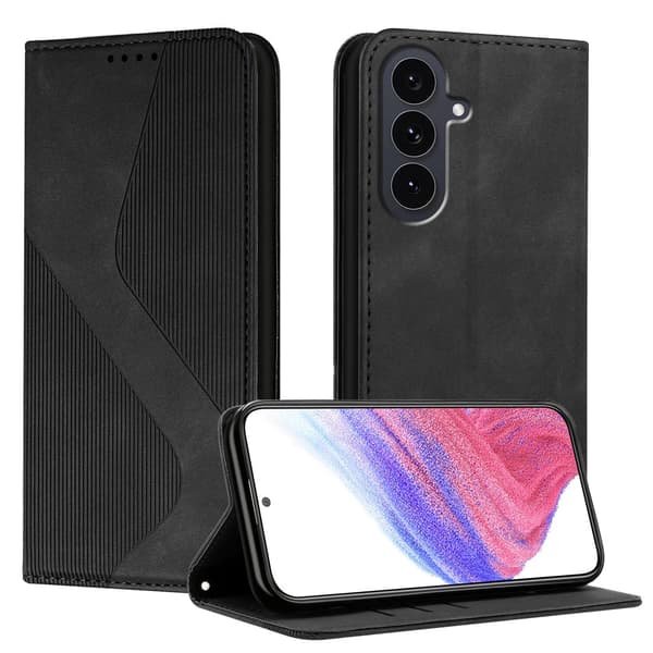 Plånboksfodral för Samsung Galaxy S25 FE - Svart Svart