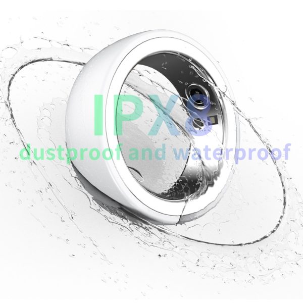Multifunktion Smart Ring Health Tracker sömn puls blod syre övervakning 16# Svart