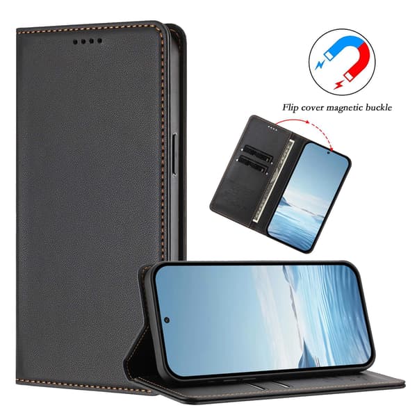 Til Samsung Galaxy S26 Magnetisk Mobilpung Cover Black