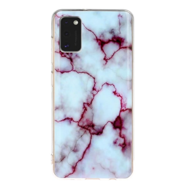 MTK Samsung Galaxy A41 TPU Marmor - Style D Svart
