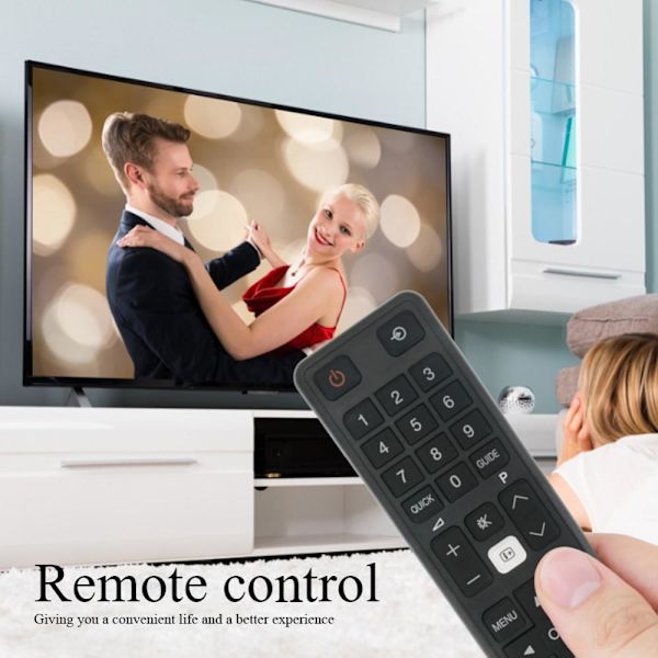CT-8069 TV fjärrkontroll Ersättning för Toshiba Smart TV Svart