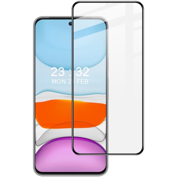 Google Pixel 8 IMAK Pro+ Full Coverage Herdet Glass Svart Transparent