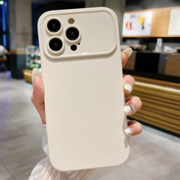 Slim-Fit TPU-puhelinkotelon suojakuori iPhone 15 Plus -kuorelle - Valkoinen White