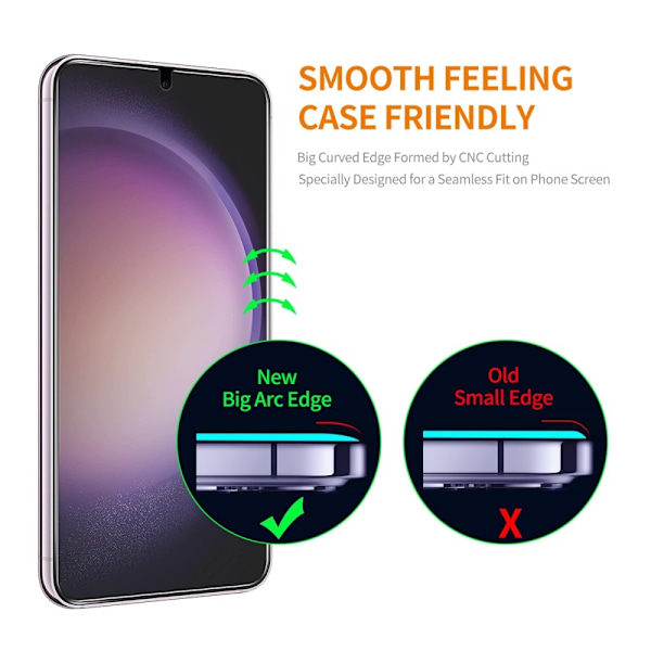 ENKAY Hærdet glas 0.18mm til Samsung Galaxy S25 Edge 2stk Transparent
