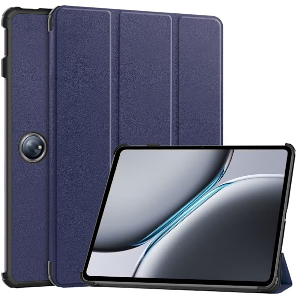 OnePlus Pad 2 Tri-fold Stand Wake/Sleep Cover -tablettikotelo Dark blue