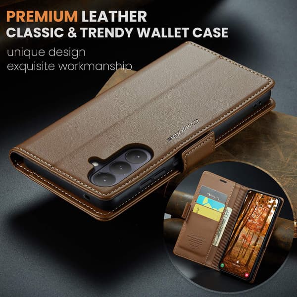 Til Samsung Galaxy A57 5G CASEME telefoncover Brown