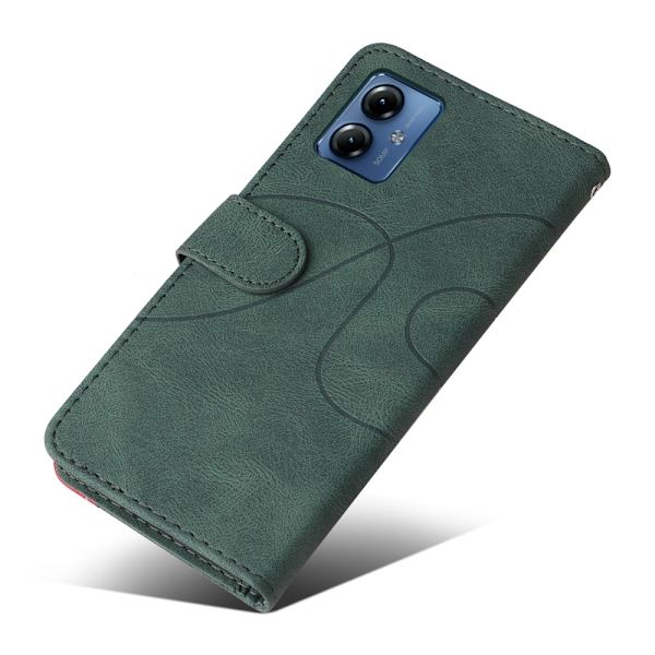 Til Motorola Moto G14 KT-serie-1 dobbeltfarve Green