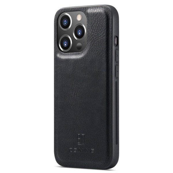 DG.MING 2 i 1 Plånboksfodral Till iPhone 15 Pro Svart