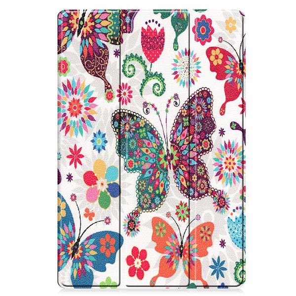 Slim Fit Cover Fodral Till Samsung Galaxy Tab S7 Plus / S8+ - Butterflies multifärg