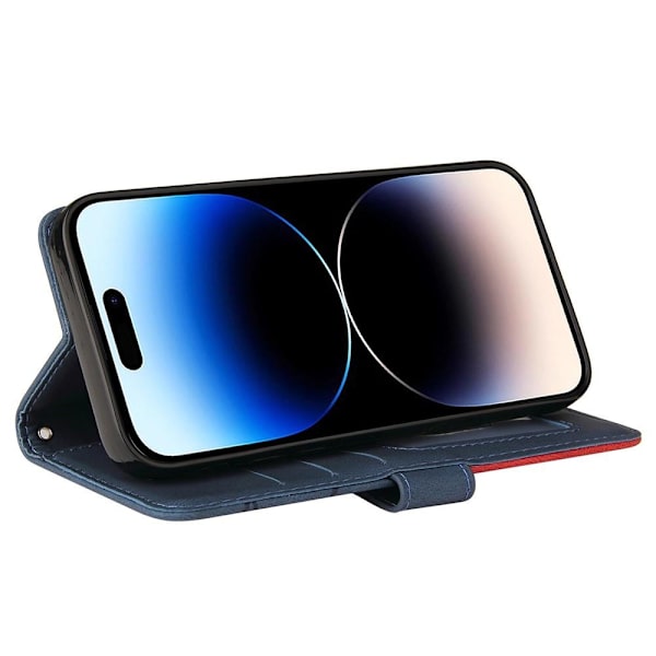 Til iPhone 15 Pro KT Series - 1 Dobbeltfarvet etui Blue