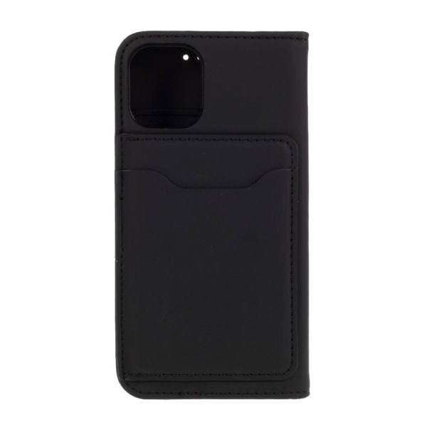 Liquid Silicone Touch Wallet Stand Case iPhone 12 Mini Black