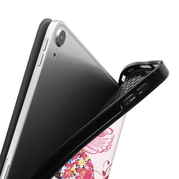 Apple iPad Air (2020) (2022) Slim fit tri-fold fodral - Beautiful Girl multifärg
