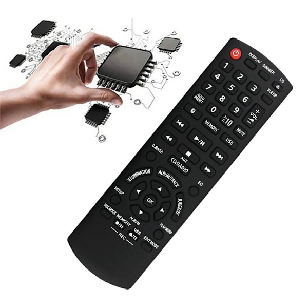 TV remote control Replacement for N2QAYB001094 For Panasonic TV Black