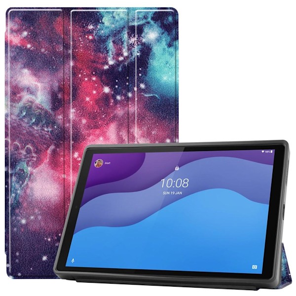 Tri-fold Stativveske for Lenovo Tab M10 HD Gen 2 - Kosmisk Rom Multicolor