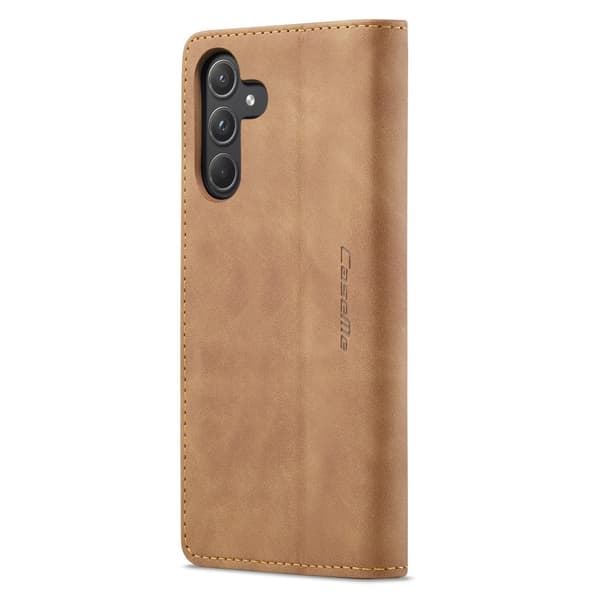 CASEME Retro Lompakkokotelo Samsung Galaxy A55 Brown