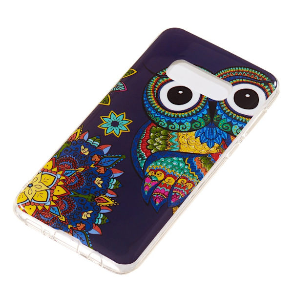 MTK Samsung Galaxy S10e TPU - Owl Pattern Svart