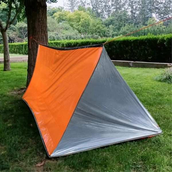 Emergency Shelter Rescue Survival Termeltelt 152x240cm Silver one size