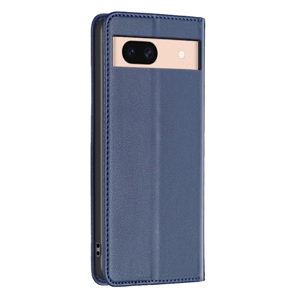 BINFEN COLOR Til Google Pixel 8a Etui PU Læder Telefoncover Dark blue