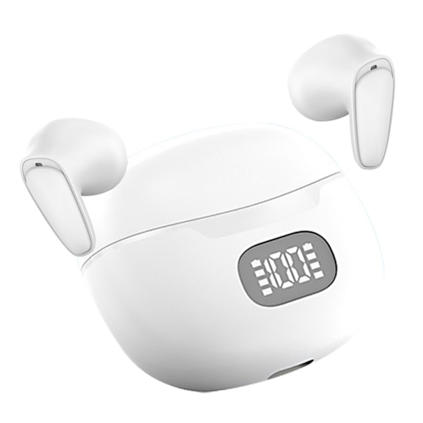 150 Sprog Oversættelse Oversætter Smart Voice Bluetooth In Ear-hovedtelefoner - Hvid White
