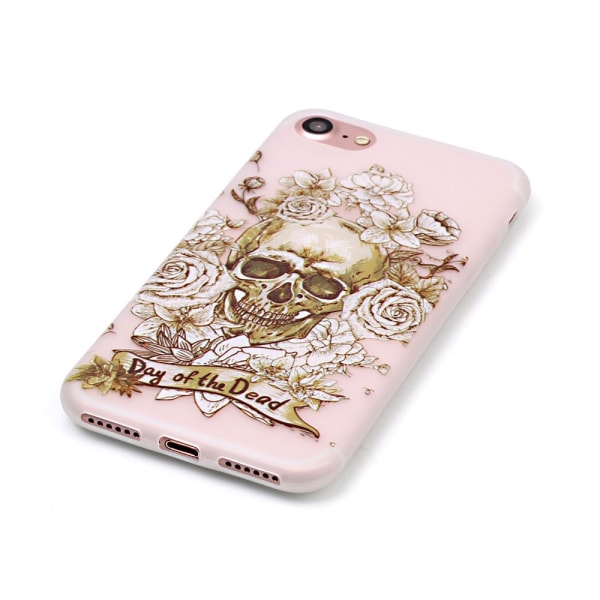 iPhone 7 4,7" cover Glow in the dark - Day of the Dead Purple