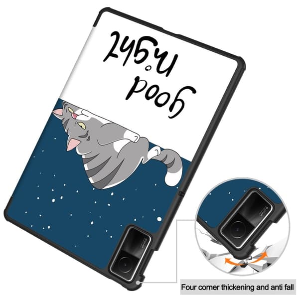 Xiaomi Redmi Pad SE Stand Slim Fit Peite Sleep/Wake - Cat Multicolor