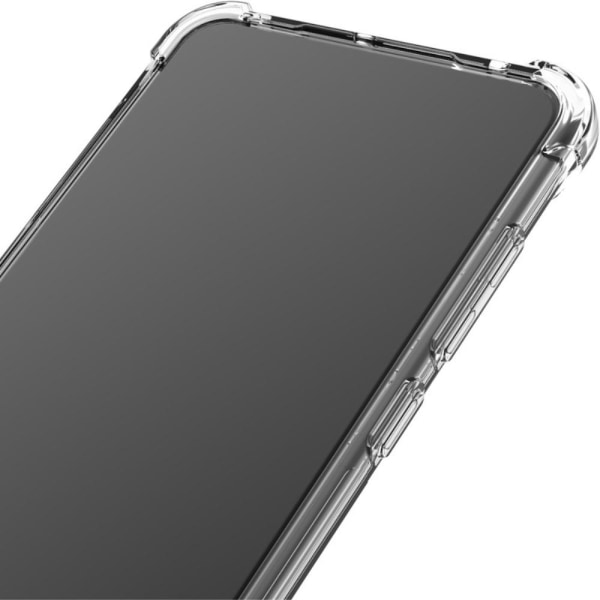 IMAK TPU cover med skærmbeskytter til OnePlus Nord N100 5G Transparent