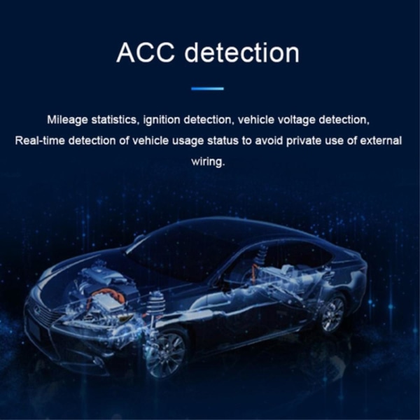 SEEWORLD BeiDou Satellite GPS Locator Vattentät Car Tracker Svart
