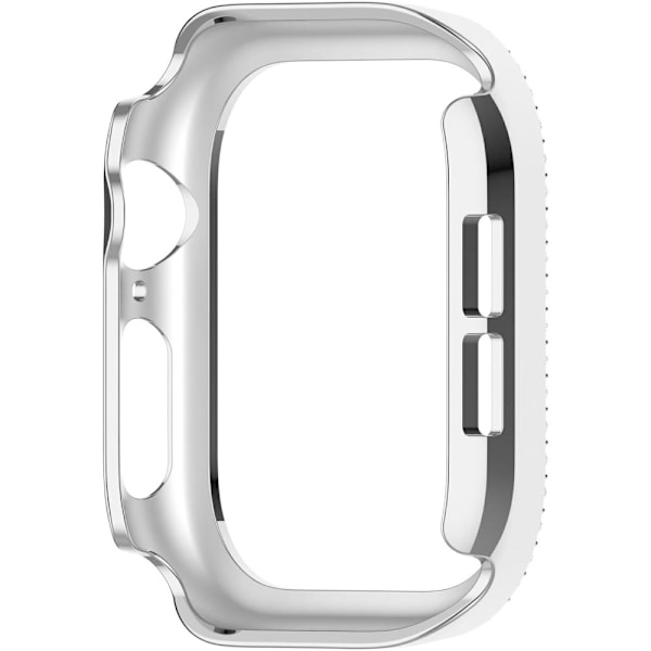 For A Watch Series 10 42mm Case Cover Frame Bling Rhinestone Decor - Sølv Silver