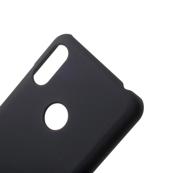 Huawei Y6 (2019) Gummiert Hardplastisk Cover - Sort Black