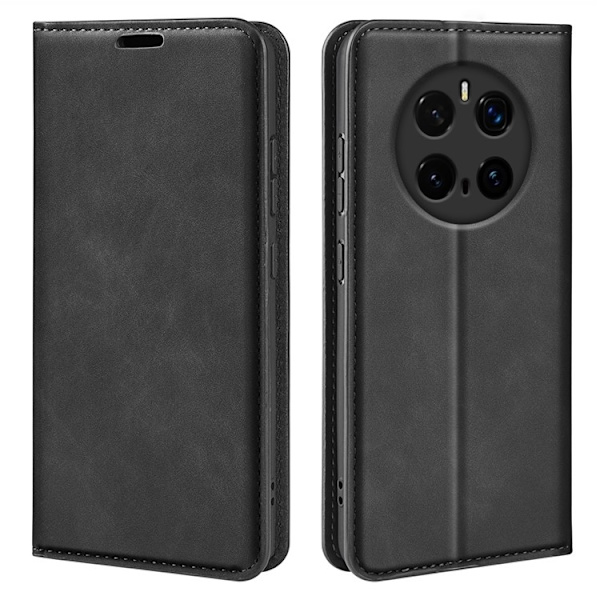 Til Honor Magic7 Pro 5G Etui Hudfølelse Pungcover - Sort Black